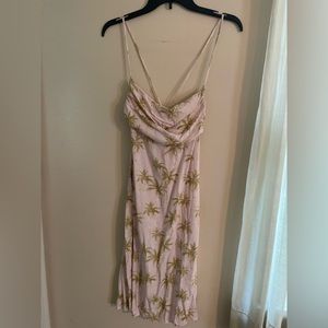 Forever 21 backless zip up midi dress.